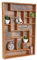 Mendler Setzkasten HWC-F35, Wandregal Sammlerkasten, Shabby-Look Vintage 70x45x8cm