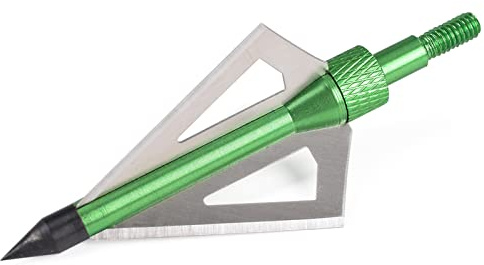 NIKA ARCHERY 12 Stück Pfeilspitzen 100 Körner Jagdspitzen für Carbonpfeile, Armbrüste, Aluminiumpfeile und Glasfaserpfeile Outdoor Bogenschießen Jagd
