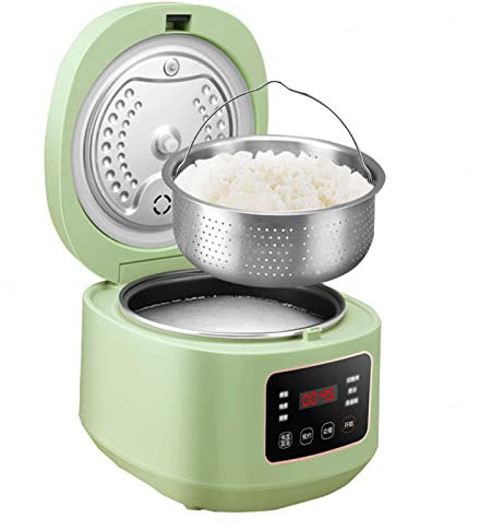 Riskokare Ångkokare Multikokare Non-Stick Mini Riskokare Havregrynsgröt Håll Varm LED-skärm,Green-5L
