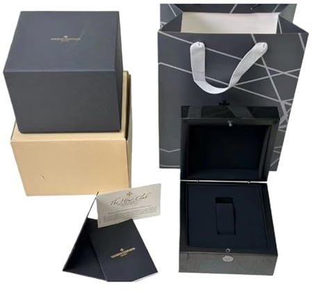 ROUREOX Robust Massivt Trä Klockförvaring Kista 1.5kg Vikt Hårt Skal Väska Skyddande Hållare för Vacheron Constantin Patrimony