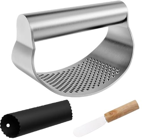 Nilican, spremiaglio da cucina, in acciaio inox, professionale, ergonomico, per risparmiare lavoro