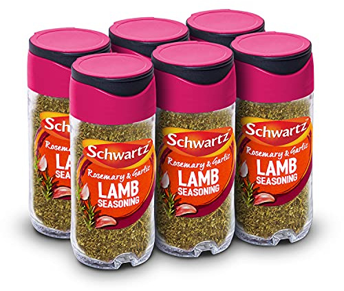 Schwartz Rosmarin och vitlök lamm kryddblandning 38 g, storpack med 6