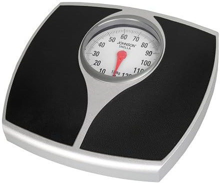 Bilancia Pesapersone Analogica SNELLA - Design Classico, Robusta, 130 Kg, Display Facile da Leggere
