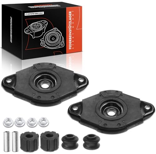 Frankberg 2x Federbeinstützlager Hinterachse Links Rechts 55320BM400 | Kompatibel mit Primera Hatchback P12, Almera Tino V10, Primera P12, Almera II N16, Almera II Hatchback N16