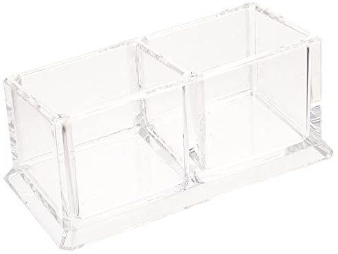 DOITOOL 1pezzi Scatola Portabustine tè Acrilico Trasparente con Scomparti Organizer Multi-Funzione per Casa e Ufficio Elegante Contenitore per Infusi e Snack per Cucine e Ristoranti