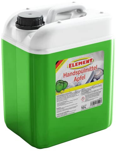 Geschirrspülmittel | Spülmittel | Handspülmittel | Apfel | 10 Liter Kanister | mit hoher Fettlösekraft | Geschirrreiniger |