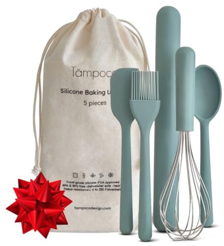 Tampoco Real Kids Cooking & Baking Set – Montessori Kitchen Tools for Real Cooking with Food-Safe Silicone Utensils – Functional & Fun Gift for Young Chefs