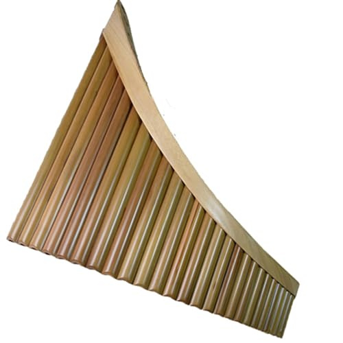 Panflöte Instrument Professionelle Spielpanflöte 25-Röhren-Lack G-Taste C-Taste Professionelle Stimmung (Color : C)