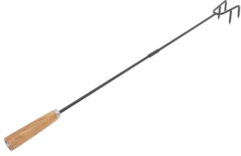 Cabilock Outdoor-kamin-poker Robuste Lagerfeuer-werkzeuge Einfache Montage Griffloser Aufbewahrungshaken