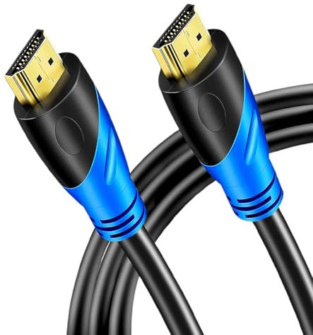 Hogvinnatil Cable HD para monitor, adaptador de consola de juegos, cable de alta velocidad 4K con 60 Hz para consolas de juegos, monitores de escritorio, ordenadores portátiles y ordenadores