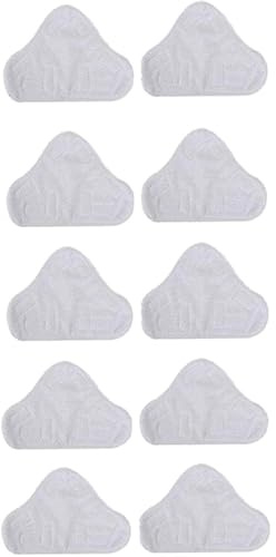 Yurefax Confezione da 10 panni in microfibra sostitutivi for mocio a vapore, for H2O Mop X5 Triangolare Drag Ricambi per pulitori a vapore