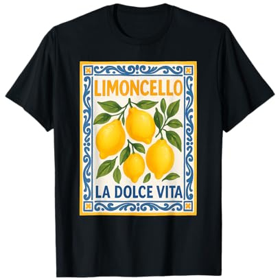 Limoncello La Dolce Vita Citrons Italiens Vintage T-Shirt