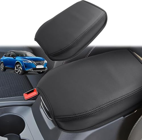GAFAT Compatibile con Nissan Qashqai J12 e-Power 2022-2025 2026 Copribraccioli, Copertura Protezione per Bracciolo Console Centrale, Imbottitura in Pelle PU, Accessori Qashqai J12