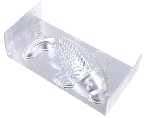 DEARMAMY Stampo per Dolci Facile da Pulire e Portatile in Alluminio a Forma di Pesce per Torte di Riso e Preparazioni in Cucina