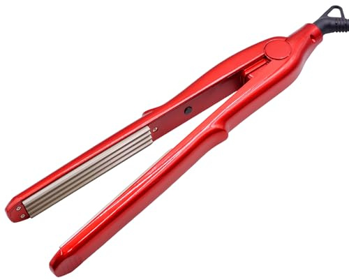 Mini Hair Crimper, Ceramic Crimping Iron for Volumizing Hair Roots, Portable Corrugated Hair Crimper for Women Girls, Travel Size Wave Curling Iron for Short Long Hair