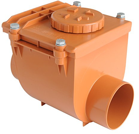 First plast nrc110 a Válvula antirretorno de PVC ad pegar, rojo, diámetro 110 mm