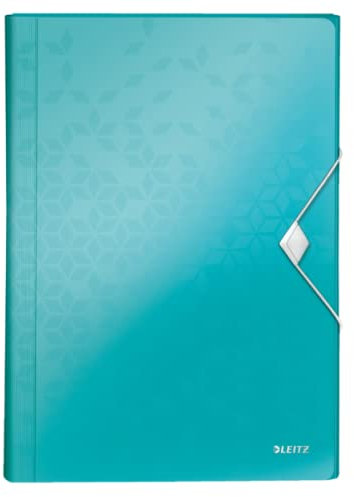 Leitz 4589 Active WOW Projektmappe Metallic - eisblau