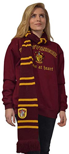 Gryffindor Scarf -Stripes - MAROON/GOLD - One Size