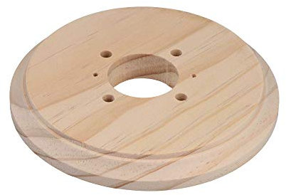 Rosetta da soffitto in legno di pino, 134 x16mm