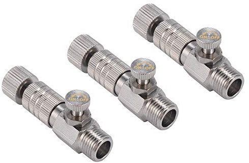 TopHomer 1/8 Zoll Airbrush Anschluss Schnellspanner BSP Schnellkupplung Adapter Airbrush Quick Kupplung für Airbrush Kompressoren,1/3/ 5 Stück