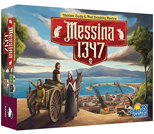RIO Grande Games ACH Messina 1347 - Strategie-Brettspiel, Rio Grande Spiele, Alter 14+, 1-4 Spieler, 90-120 Min