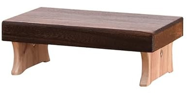 Ergonomische Meditationsbank aus Holz, tragbares Design mit klappbaren Beinen, niedriger Sitz aus Holz for Meditationen, Yoga, Gebet