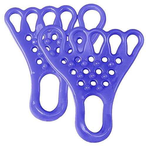 Goowafur Zehenspreizer,Hochelastische, weiche Zehenabstandshalter mit Bump-Massagepunkten | 1 Paar Abstandsspreizer für Ballen, überlappende Hammerzehen, Yoga, richtige Mittelfußschmerzen