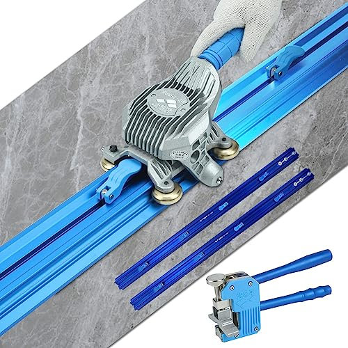 Tagliapiastrelle Manuale di precisione Tagliapiastrelle Professionale di Grande Formato Ventosa Integrata Spingipiastrelle Impilatore di Piastrelle ()