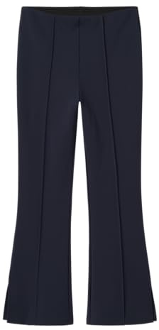NAME IT Flare Pant Nkfleandre Pantalon évasé, Blazer Bleu Marine, 122 Fille