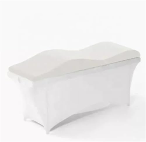 LUKYWANG Kosmetikliege Wellenförmige Schönheitsmatratze, Gebogene Wimpernbett-Matratzenauflage, Lifting Leg Beauty Eyelash Bed Matratze Wimpernliege(White)