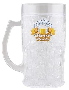 LP Divertissements Lot de 3 - Chope de bière beer party effet froid 16cm 45cl