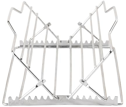 Renopfect Griglia da forno | per barbecue in acciaio regolabile – Griglia antiscivolo – per pesce, manzo, bistecca, cucina, giorno del Ringraziamento, Natale, Halloween, compleanno e