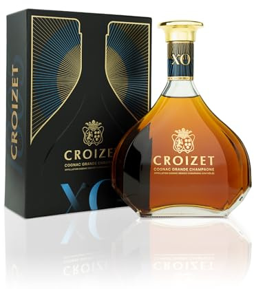 Croizet XO Cognac, Grande Champagne, Cognac français Premium, 40% ABV