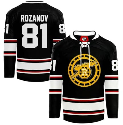 Heated Rivalry Hockey Jersey Shane Hollander & Ilya Rozanov Jersey Vneck Sweatshirt Men/Women Sport Pullover Unisex Long Sleeve Sports Inspired Shirts for Fans