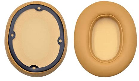 HUAANYA Papades d'oreilles Confortables Coussins À Coussin Tampons D'oreillement Couvercle d'oreiller Compatible pour Meze 99 M99C-WG Casque À Faible Bruit 2pcs