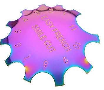 Nagelkunst Schablone zum Schneiden und Maniküre von Nagellinien