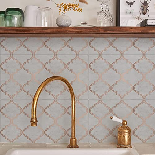 Piastrelle Adesive Cucina 15X30CM Grigio Chiaro Mattonelle Adesive Bagno Pvc Impermeabile Adesivi per Piastrelle Parete Fai da Te Adesivi per Cucina Decorazioni,Piastrelle Cucina Moderna