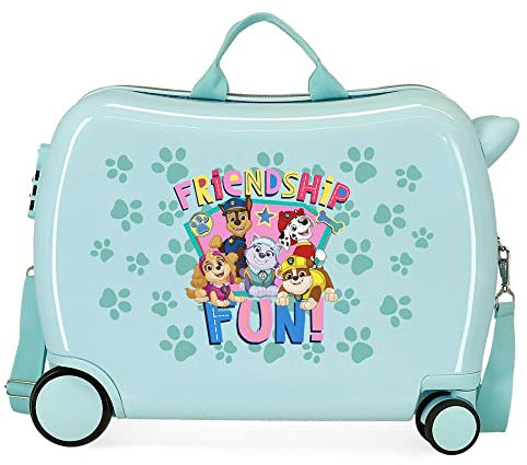 Paw Patrol Patrulla Canina Friendship Fun Blau Kinderkoffer 50 x 39 x 20 cm starres ABS seitliches Zahlenschloss 34 l 1,8 kg 4 Rollen Handgepäck