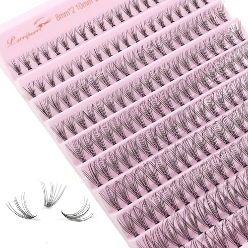 Parriparri Pestañas Postizas 20D D Curl 8-16mm DIY Cluster Lashes