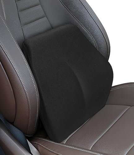 Lendenkissen Auto, Lordosenstütze Auto aus Memory Foam, Ergonomisches Lendenwirbelkissen Auto, RüCkenlehne um RüCkenstüTzkissen zu Lindern für Autositze, BüRostuhl, Rollstuhl