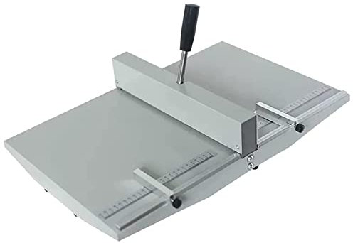 Manuelle Papierfaltenmaschine, 460 mm, robuste Papierfaltenmaschine mit Einkerungstiefe: 0,8 mm, Präzisionspositionierungsblech, für A4-Papierabdeckungen
