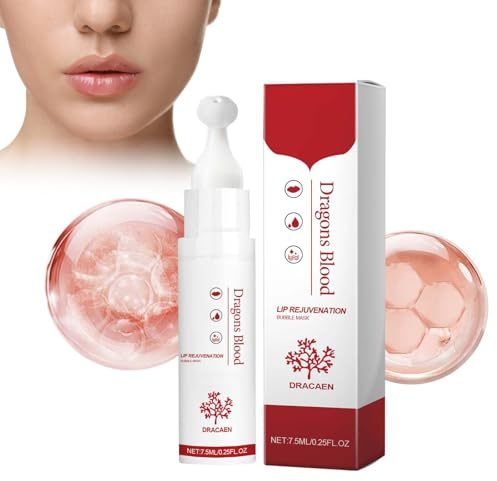 Bubble Lip Peeling Reparación Mascarilla de Labios, Exfoliador de Lip Scrub Hidratación y Sequedad Abultada Labios Grietos, Reparación de Arrugas, Secos, Grietas