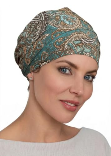 Deresina Harmony Chemo Kopfbedeckung Damen – Bambus Chemo Mütze bei Haarausfall & Alopezie, Volumen-Design, Ultra-Weich, Atmungsaktiv
