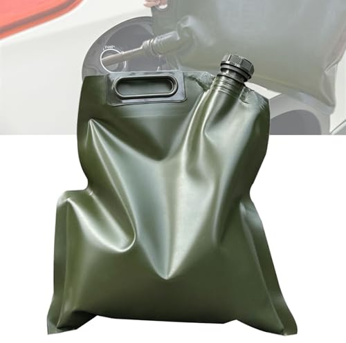 Benzinkanister - Kraftstoffkanister Faltbarer Tragbarer, 5L 10L 20L 30L Dieseltank, Benzin Kanister aus Flexible TPU mit Langer Flexibler Düse, Notfalleinsatz im Freien,30L