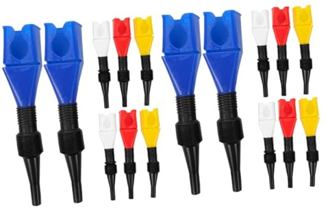 TOPPERFUN 16piezas Embudo De Flexible Para Automóviles y Motocicletas Manguera Para Cambios De y Llenado Rápido