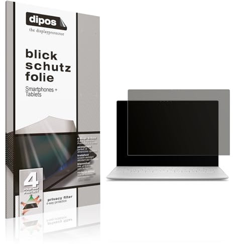 dipos I Protection écran de Confidentialité compatible avec Dell XPS 13 9350 2024 Protecteur d'écran Privacy Anti-Espion
