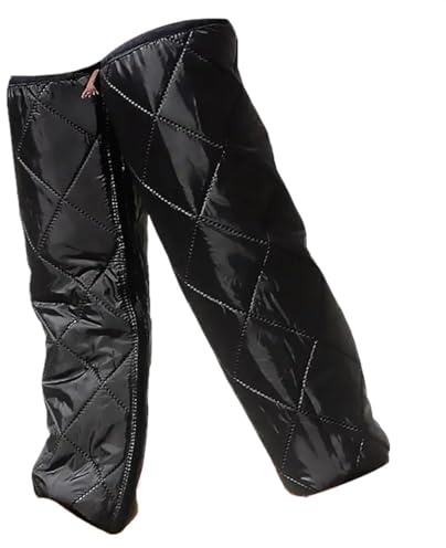 Crepundia ProtèGe-Genoux Cyclisme, Genouillères de moto genouillères d'hiver enveloppes protection, chaudes coupe-vent couvrent le genou froid épaissi étendu