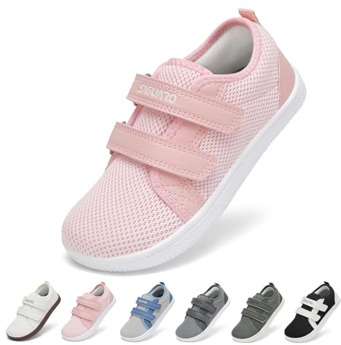 SAGUARO Bambini Scarpe Barefoot per Bambino e Bambina Rispettose del Piede Antiscivolo e Traspiranti,Adatte allo Sport e all’Uso Casual,PI.26