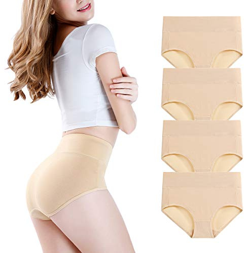 wirarpa Culotte Taille Haute Femme Modal Slip sous-Vêtements Lot de 4
