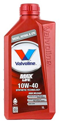 Valvoline Olio Motore maxLife 10W-40 1L Lubrificante Auto Sintetico con formulazione unica per prolungare la durata del motore